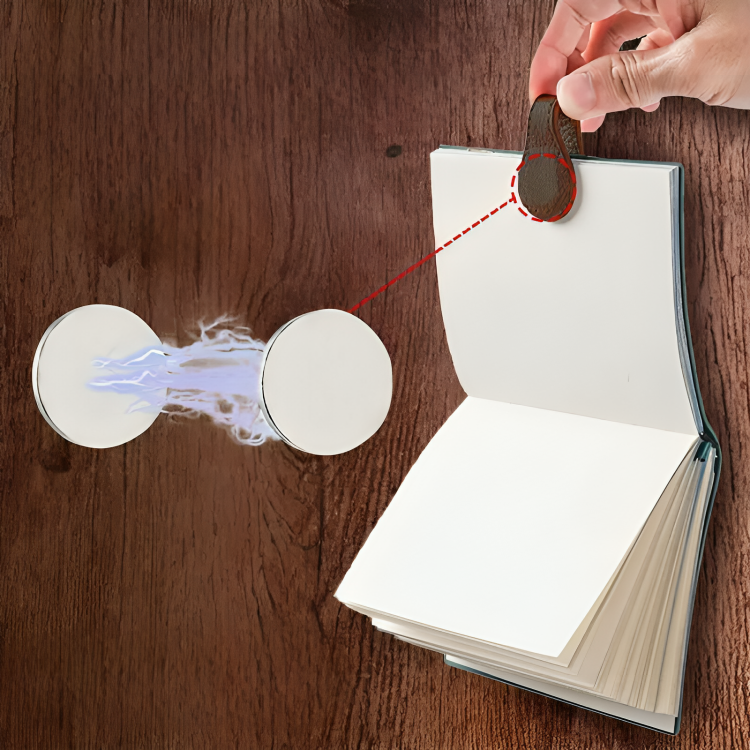 MERVOR – Magnetisches leder lesezeichen