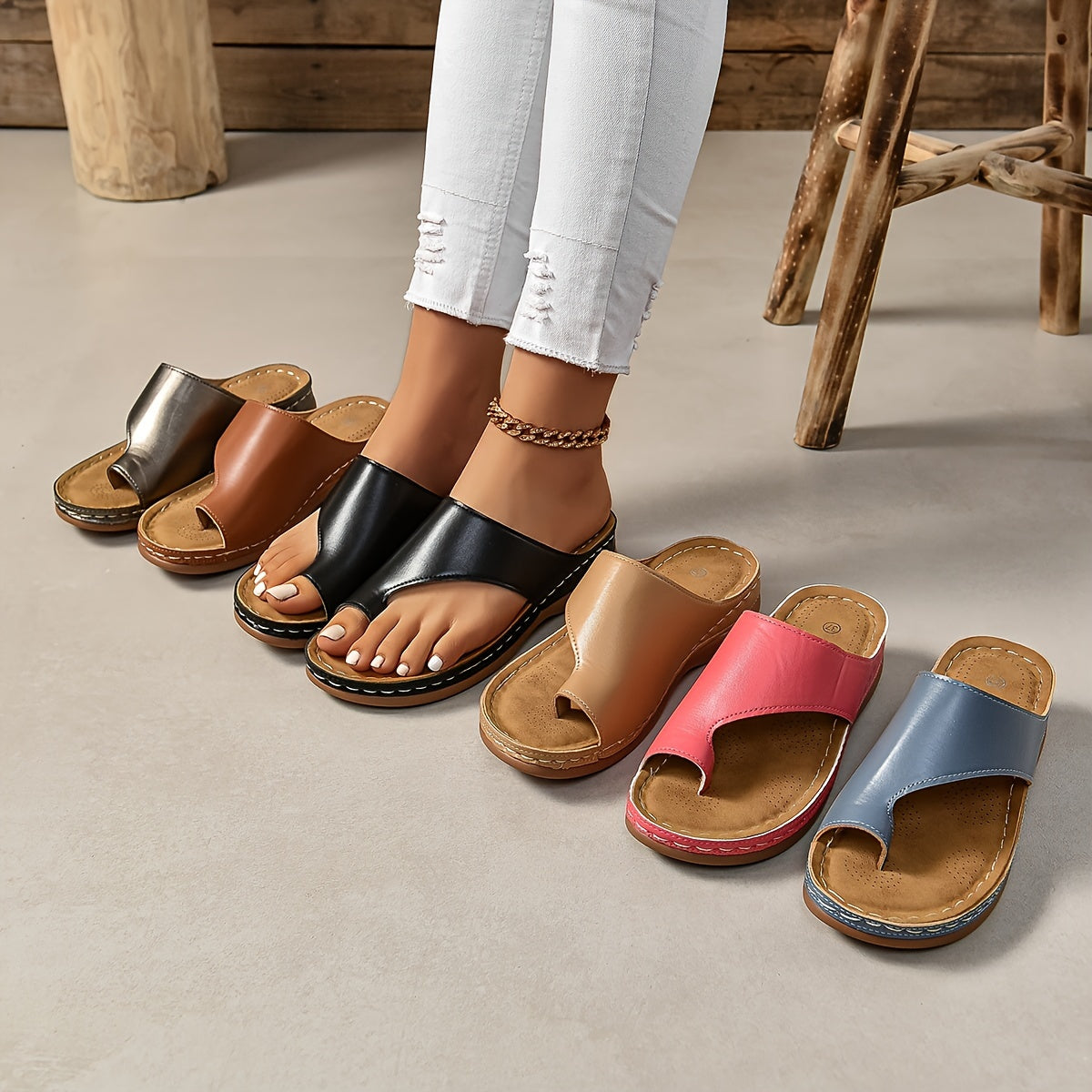 MERVOR - Sommer-Flip-Flops Clogs für damen