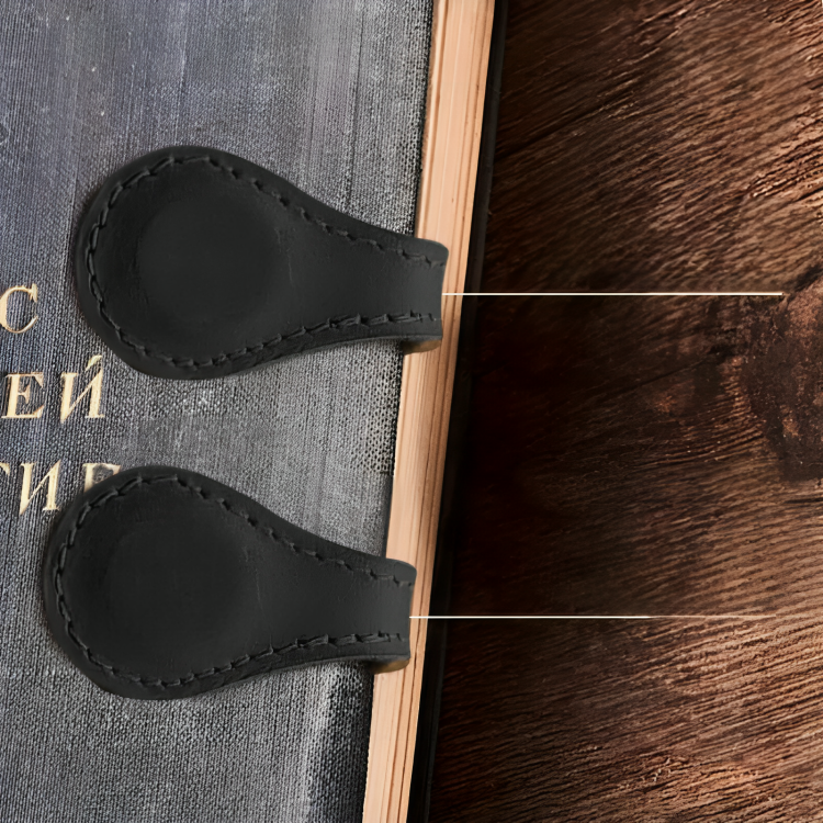 MERVOR – Magnetisches leder lesezeichen