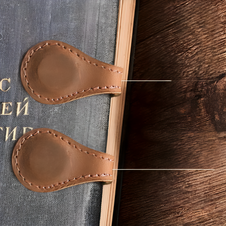 MERVOR – Magnetisches leder lesezeichen