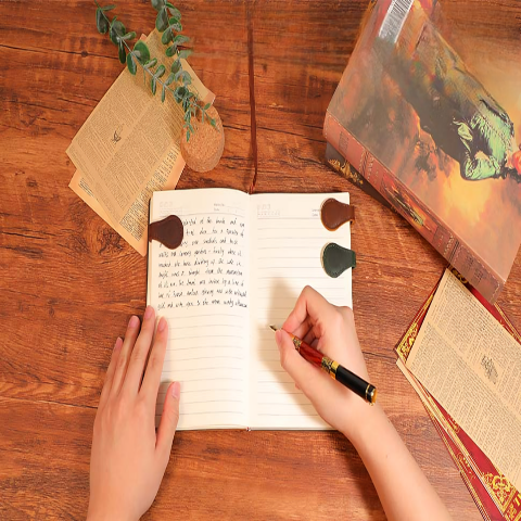 MERVOR – Magnetisches leder lesezeichen