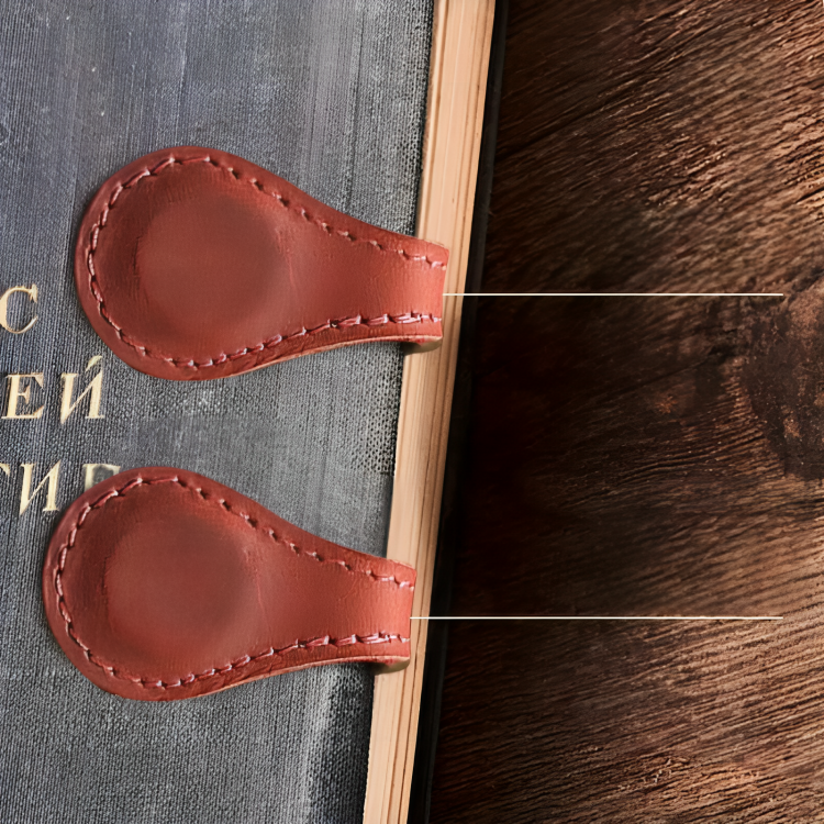 MERVOR – Magnetisches leder lesezeichen