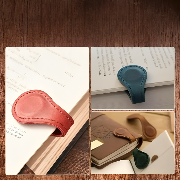 MERVOR – Magnetisches leder lesezeichen