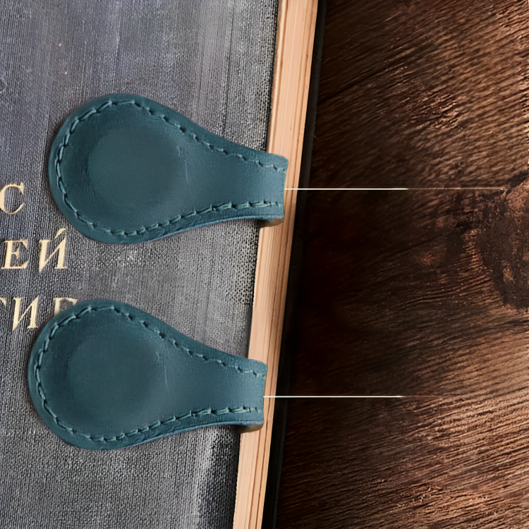 MERVOR – Magnetisches leder lesezeichen