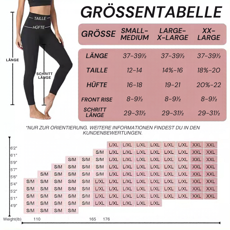 2026 HOT SALE 50 % RABATT🌸High-Waisted Butt Lifting Tummy Control Shaping Training Leggings mit Seitentasche