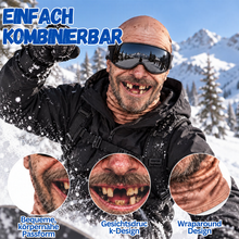 Funny Face Skimaske – Realistische Winter-Novelty-Maske