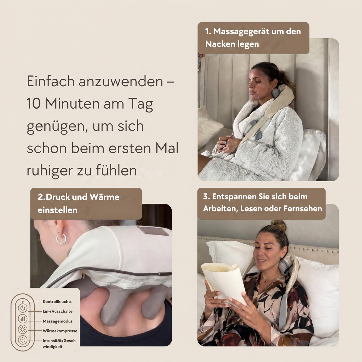 Mervor Nacken- und Schultermassagegerät