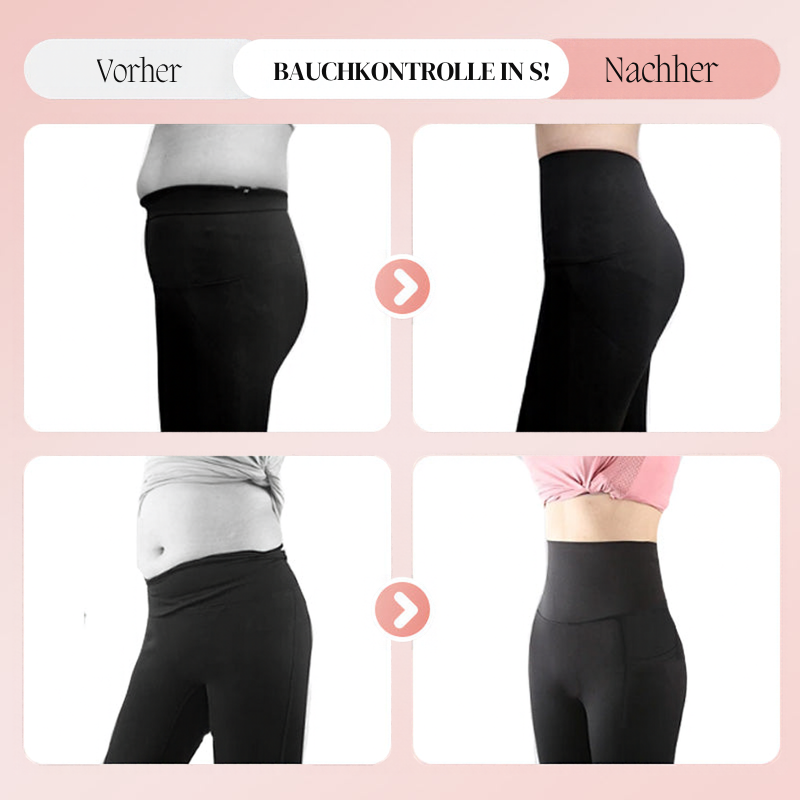 2026 HOT SALE 50 % RABATT🌸High-Waisted Butt Lifting Tummy Control Shaping Training Leggings mit Seitentasche