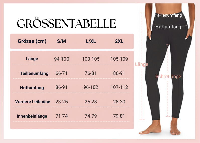2026 HOT SALE 50 % RABATT🌸High-Waisted Butt Lifting Tummy Control Shaping Training Leggings mit Seitentasche