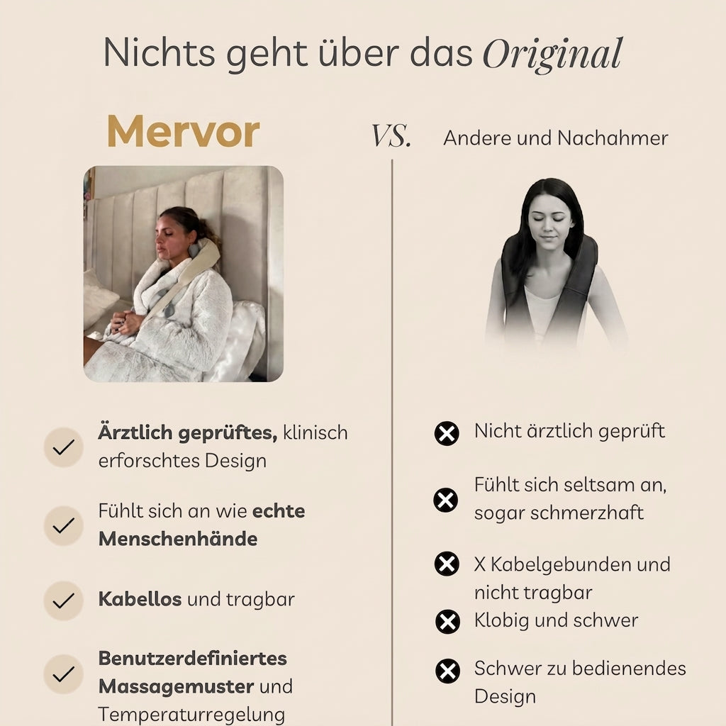 Mervor Nacken- und Schultermassagegerät