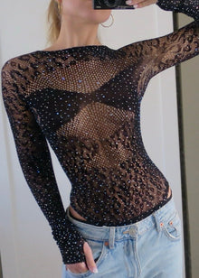 Alabama Cheetah Bodysuit Black - Ciberia.shop