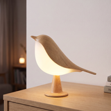 Kora – Kabellose Vogellampe mit Touch Dimmer