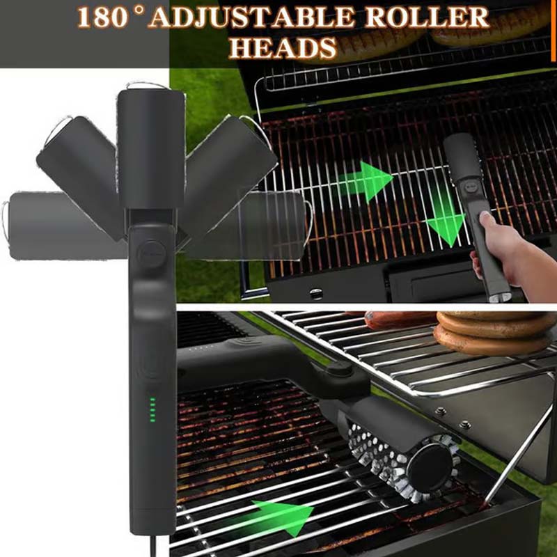 🔥 50% RABATT! 🍖 Kabelloser elektrischer Grillbürstenreiniger – Tiefenreinigung, Leicht & Wiederaufladbar 🔋