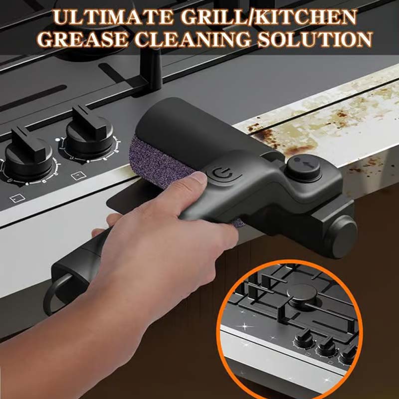 🔥 50% RABATT! 🍖 Kabelloser elektrischer Grillbürstenreiniger – Tiefenreinigung, Leicht & Wiederaufladbar 🔋