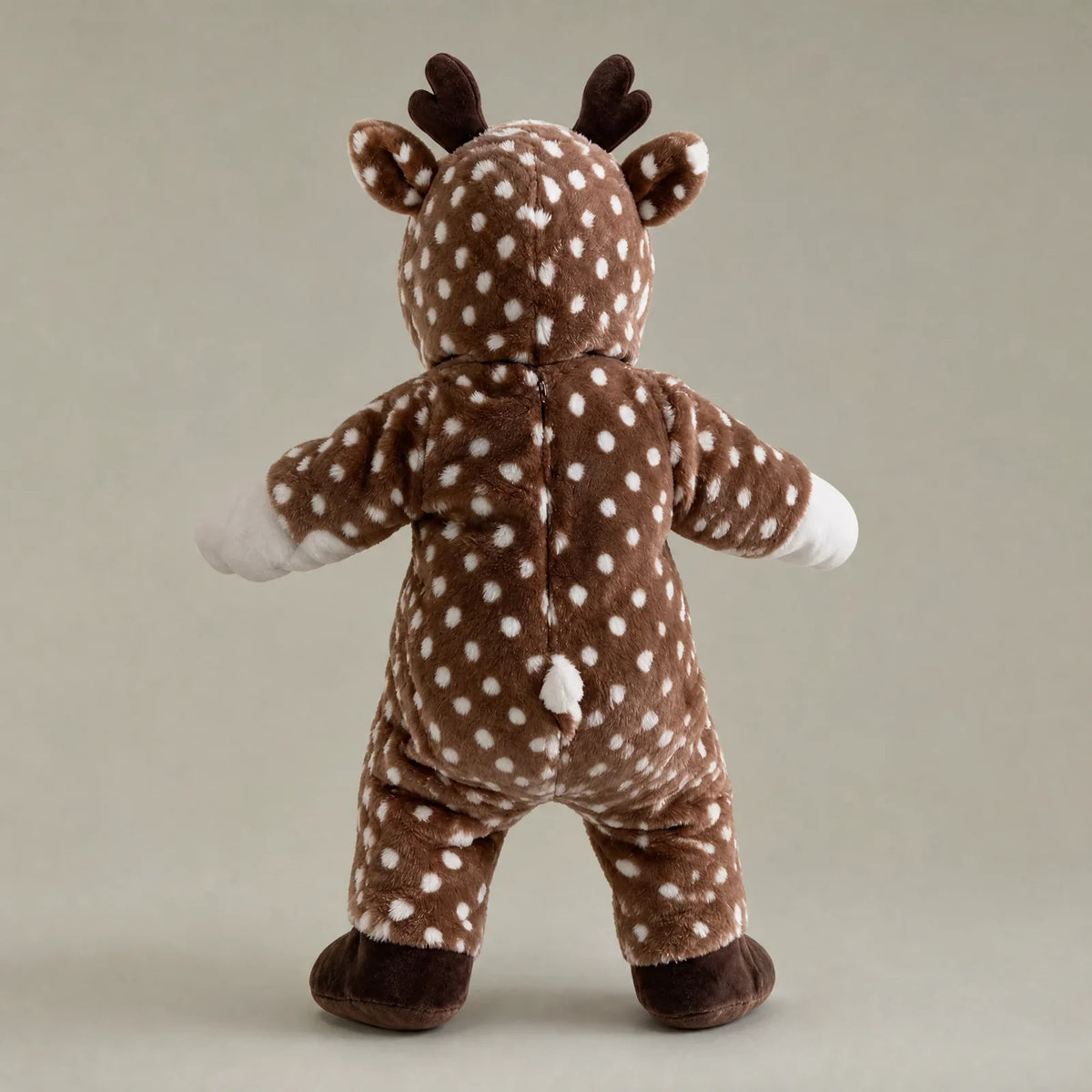 Rear zipper and small tail